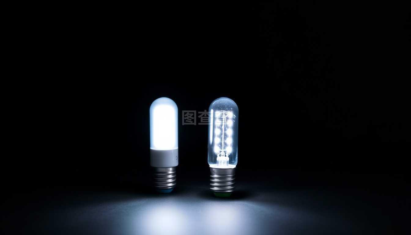 黑色背景下的三種LED燈 技術、視覺與應用的深層解析